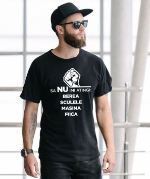 Tricou personalizat barbati "Tatic de fata'', Negru